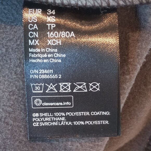 BNWT H&M Divided Black Faux Leather Puff Sleeve Mini Dress XS - Picture 10 of 15